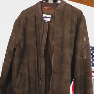 BOMBER JACKET GREEN/CAMO